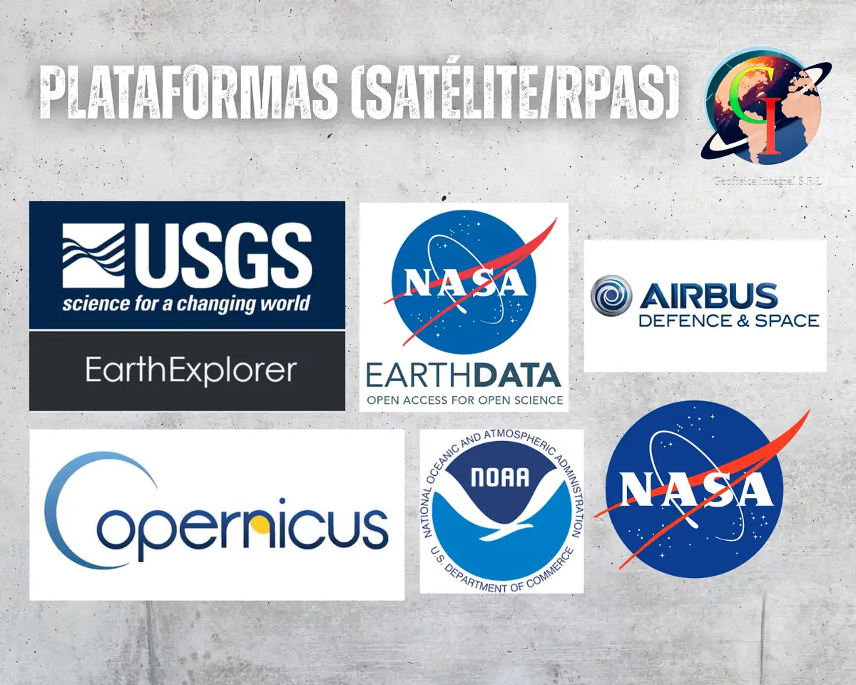 Plataformas de teledetección: satélite y RPAS